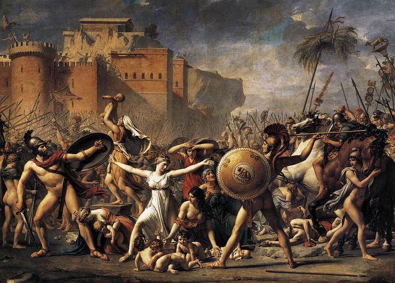 The Intervention of the Sabine Women (1799) 